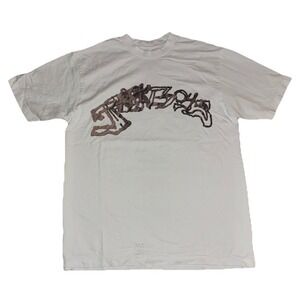 Travis Scott JackBoys 2 Tee M White Album‎ Release Merch NEW *spot, pinhole